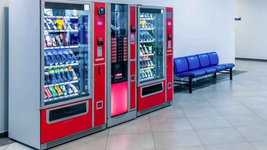 Distributeurs de boissons et snacks