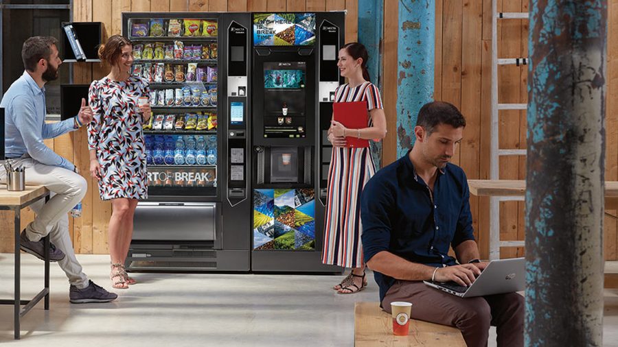 Distributeur automatique en entreprise